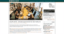 Desktop Screenshot of hackerspace-bremen.de